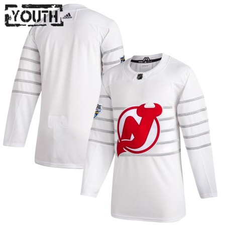 New Jersey Devils Blank Wit Adidas 2020 NHL All-Star Authentic Shirt - Kinderen